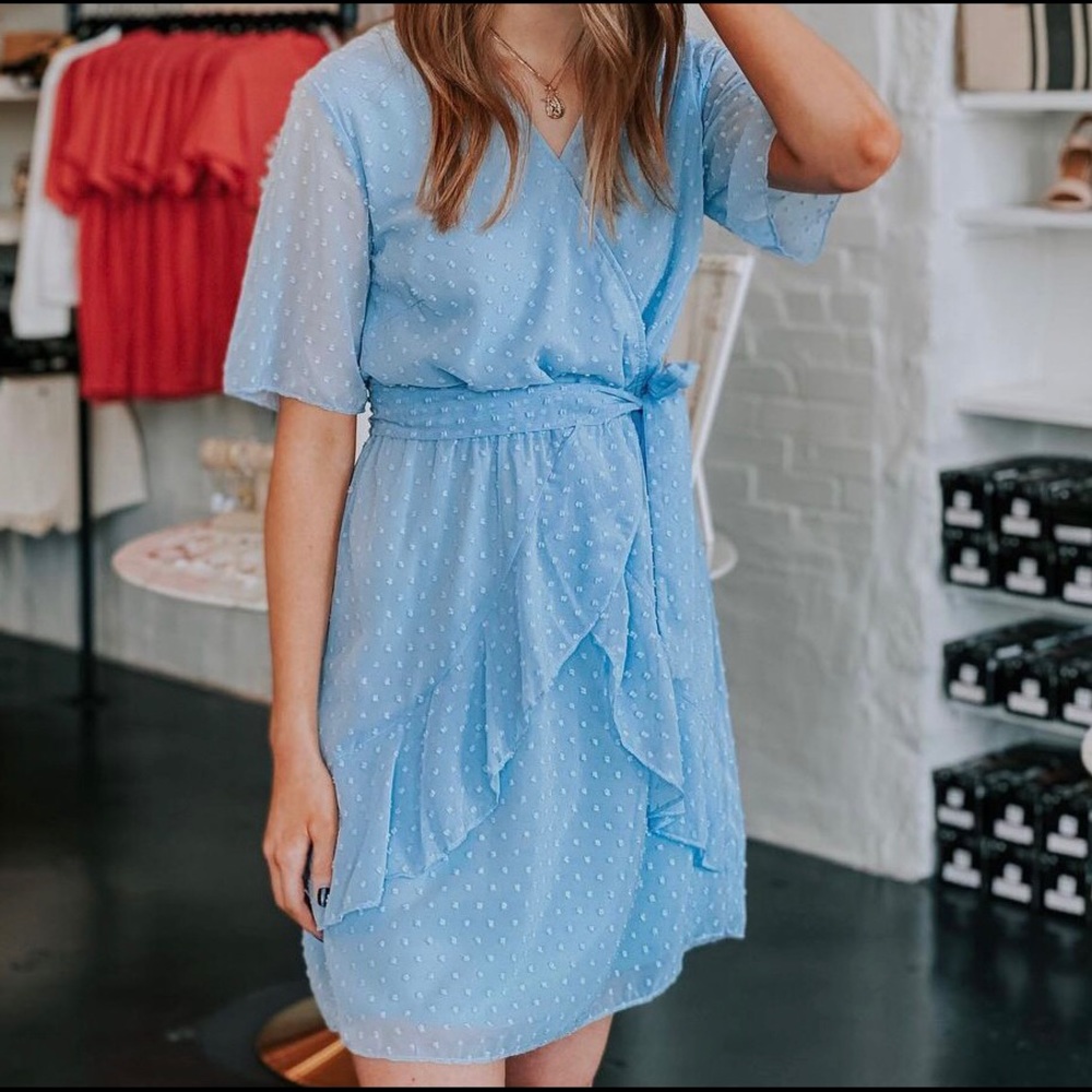 Blue Mini Dress